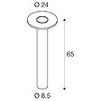 SLV - Potelet orientable LED I-Ring SLV - 9.2W - 3000K - IP65 - Anthracite - Non dimmable - vignette
