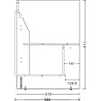 NEOVA - Sous-éviers SIM'NF au sol - Portes Battantes - Longueur: 120 cm - 3 portes- réf : S12N03120 - NEOVA - vignette