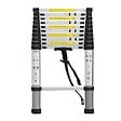 SECURY-T - Echelle télescopique aluminium 11 marches H3,2 m avec barre stabilisatrice - vignette