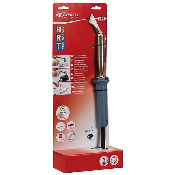 GUILBERT EXPRESS - Fer à souder électrique Guilbert Express HRT 100W fil D9mm tôle épaisseur 1,2mm - large