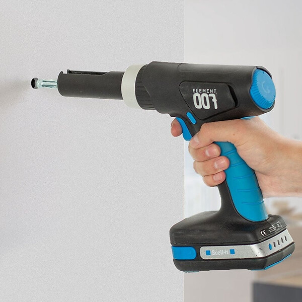 SCELL-IT - Outil de pose Scell-it ELEMENT E-007-1XBAT 18V Li-Ion 2Ah pour chevilles corps creux M4-M8 avec chargeur - large