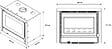 SANNOVER - Insert à Bois Idelya 13,5 kW Bûche 54 cm Sannover - vignette