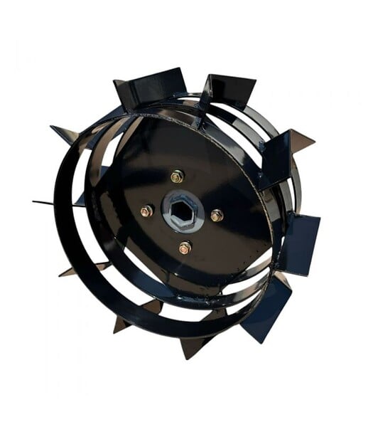 DAEWOO - Paire de roues métalliques 4.00-8 axe 23 mm pour motoculteur toute marque – DAEWOO DAACC-116-23 - large