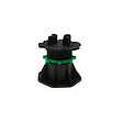 MCCOVER - Lot de 216 plots réglables 50 à 80 mm dalle et carrelage Noir - vignette