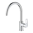GROHE - Lot de 3 Mitigeurs cuisine Bauloop Bec haut chrome - vignette