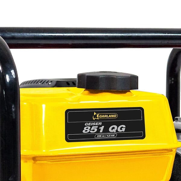 GARLAND - Motopompe thermique pour pompage intensif GARLAND GEISER 851QG-V23 Jaune - large
