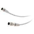 ZENITECH - Prolongateur TV mâle/mâle + adaptateur F/F 5m - Zenitech - vignette
