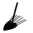 GARLAND - Accessoire d'arrachage de pommes de terre pour motoculteur GARLAND G-POT-V23 Noir - vignette