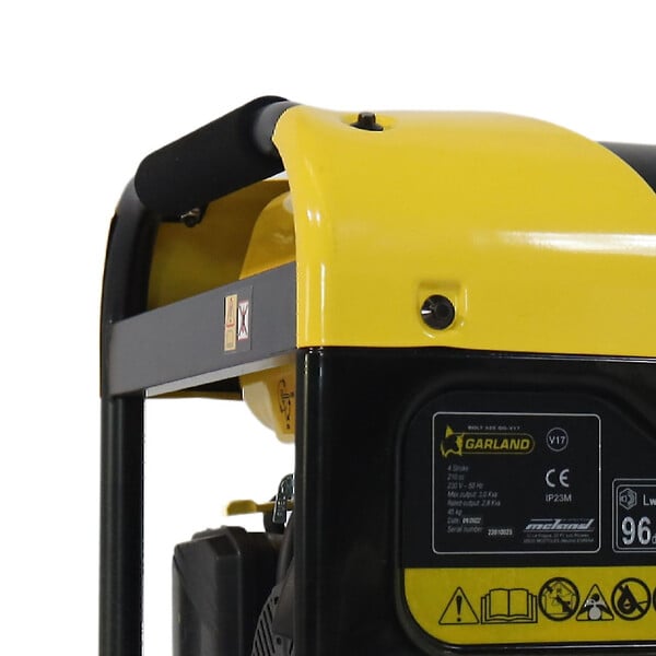 GARLAND - Groupe électrogène monophasé essence GARLAND BOLT 525 QG-V17 Jaune - large