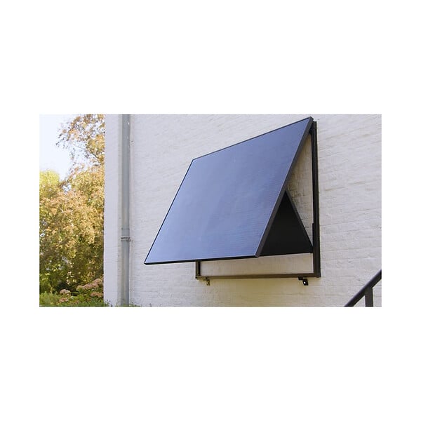EZ SOLAR - Kit panneau solaire SolarPlug 475 Wc - complet - Plug & play - sur prise - sol et mur Noir - large