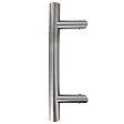 SECURY-T - Poignée de tirage - Baton de maréchal - Inox 304 - Oblique 45° 1400mm - vignette