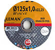 LEMAN - Disque à tronçonner métal et inox - Diam.115mm - 1,6mm - vignette