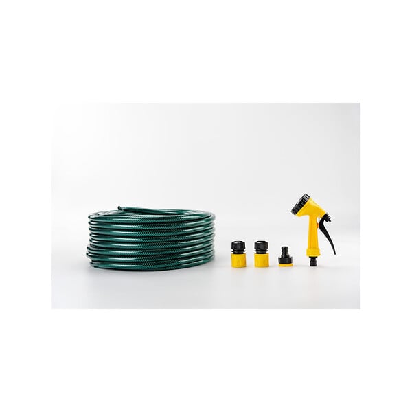 SUAN - Tuyau d'arrosage 13mm - Kit complet avec accessoires d'arrosage - Longueur : 30m - large