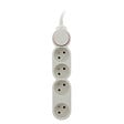 ZENITECH - Bloc Home 4 prises 16A 2P+T câble 3m - Blanc - Zenitech - vignette