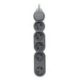 ZENITECH - Bloc Home 5 prises 16A 2P+T câble 3m - Argent - Zenitech - vignette