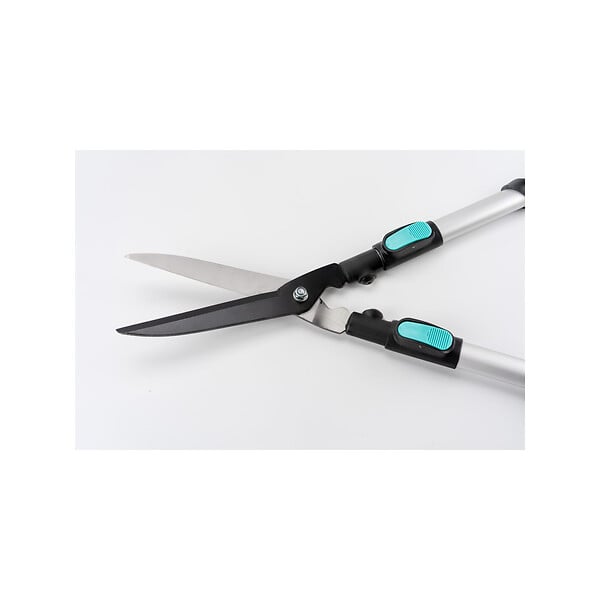 SUAN - Cisaille à haie lame droite - Manche télescopique - Dimensions : 62-80 x 19-25 x 3 cm - large