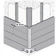MCCOVER - Profil d'angle bois composite pour bardage Gris anthracite, ep.6 cm, l.6 cm, L.270 cm - vignette