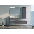 DISTRIBAIN - Meuble de salle de bain MELIZZANO 1100 Gris Anthracite - vignette