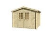 LASITAMAJA - Abri bois NORAH 230 - 28 mm - surface hors tout 7.68m2 - double pente - vignette