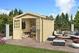 LASITAMAJA - Abri bois NORAH 275 - 28 mm - surface hors tout 9.06m2 - double pente - vignette