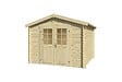 LASITAMAJA - Abri bois NORAH 275 - 28 mm - surface hors tout 9.06m2 - double pente - vignette