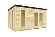 LASITAMAJA - Abri bois PARLERMO 4 - 28 mm - surface hors tout 12.10m2 - toit plat - vignette