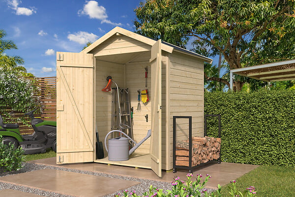LASITAMAJA - Abri de jardin en bois Kent 2.1 - L.196xH.177xP.136cm - large
