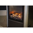 SAHARA - Chauffage à gaz 3.4 KW mobile Effet feu Blanc et Noir + Tuyau gaz + Détendeur butane Manhattan Sahara - vignette