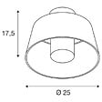 SLV - Plafonnier extérieur PHOTONI SLV - E27 - Max.13W - IP65 - Noir - Sans ampoule - vignette