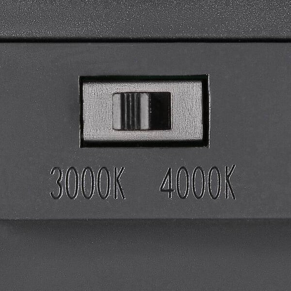 SLV - Plafonnier LED extérieur simple ESKINA FRAME SLV - 15W - 3000/4000K - IP65 - Anthracite - Carré - large