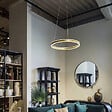 SLV - Suspension LED Up & Down ONE 60 SLV - 24W - 2700/3000K - Laiton - Dimmable - vignette