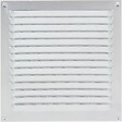 RENSON - Grille à persienne 436 Renson 400 x 100 mm époxy blanc NR RAL 9010 - vignette