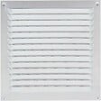 RENSON - Grille à persienne 436 Renson 150 x 150 mm époxy blanc NR RAL 9010 - vignette