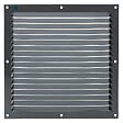 RENSON - Grille à persienne 436 Renson 250 x 100 mm époxy blanc NR RAL 9010 - vignette