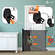 VOUNOT - Barriere de securite retractable 180cm noir - vignette