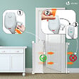 VOUNOT - Barriere de securite retractable 180cm blanc - vignette