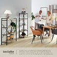 TECTAKE - Etagère bibliothèque LEEDS style industriel 67,5 x 31,5 x 121,5 cm Bois clair industriel, Chêne Sonoma - vignette