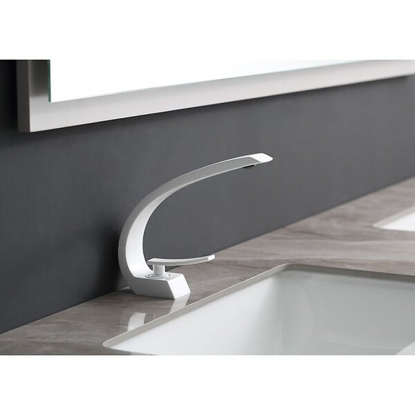 DISTRIBAIN - Robinet mitigeur COSMOS Blanc - large