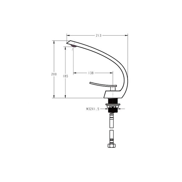 DISTRIBAIN - Robinet mitigeur COSMOS Blanc - large
