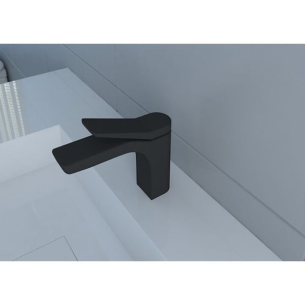DISTRIBAIN - Robinet mitigeur ZINNIA LITTLE Black - large