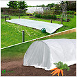 VOUNOT - Voile d’hivernage en Polypropylème 50g/m² 1.5x20m avec piquets blanc - vignette