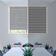 VOUNOT - Store enrouleur jour nuit double 45x150cm Gris - vignette