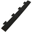 INTEC - Pack 5 Bordures Males pour Dalle PVC noire Clipsable Sol Antidérapant Carré Garage Atelier PS50CRN/M INTEC - vignette