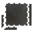 INTEC - Pack 5 Bordures Males pour Dalle PVC noire Clipsable Sol Antidérapant Carré Garage Atelier PS50CRN/M INTEC - vignette
