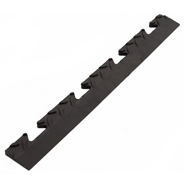 INTEC - Pack 5 Bordures Femelles pour Dalle PVC noire Clipsable Sol Antidérapant Carré Garage Atelier PS50CRN/F INTEC - large