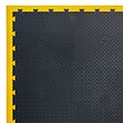 INTEC - Pack 5 Bordures Femelles pour Dalle PVC noire Clipsable Sol Antidérapant Carré Garage Atelier PS50CRN/F INTEC - vignette