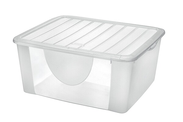 TONTARELLI - Boite textile 16.7l transparente - large