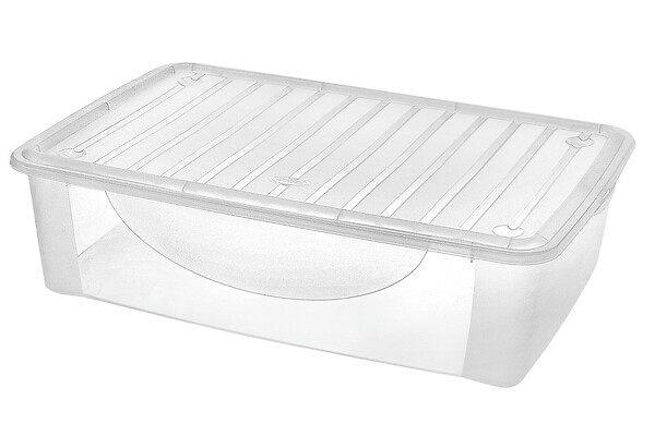TONTARELLI - Boite textile 27l transparente - large