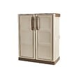 ARTPLAST - Armoire de Rangement Garage Atelier - Armoire basse 2 portes et 1 étagère Polypropylène 70 x 39 x 85.5cm Charge 20 kg - vignette