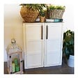ARTPLAST - Armoire de Rangement Garage Atelier - Armoire basse 2 portes et 1 étagère Polypropylène 70 x 39 x 85.5cm Charge 20 kg - vignette